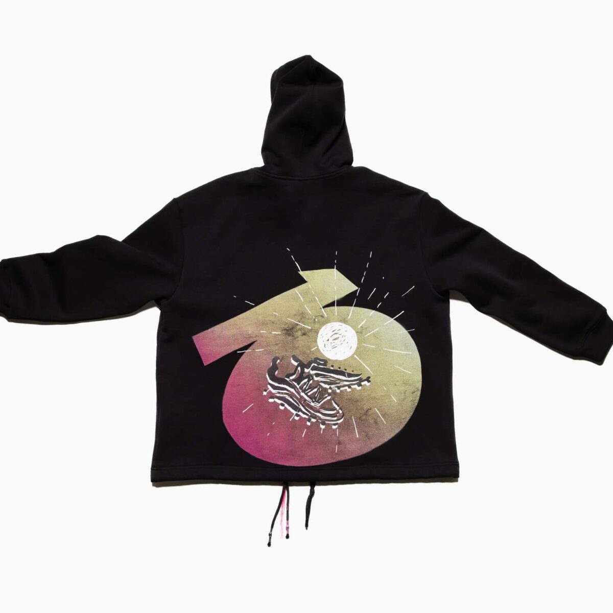 Telekom × Szoboszlai fekete oversized pulóver